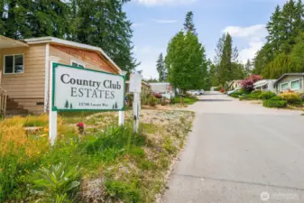 Country Club Estates Second Entrance