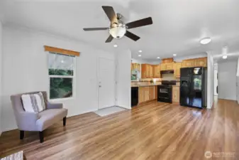 Open Concept Living room/dining Kitchen
