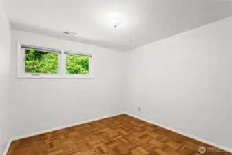 One of the generous sized bedrooms