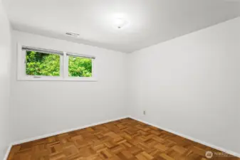 One of the generous sized bedrooms
