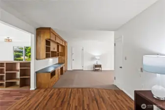 Looking back towards the garage entrance into the home.