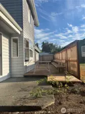 Back deck