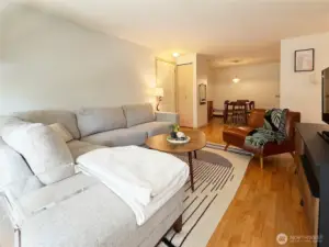 Livingroom view to dining