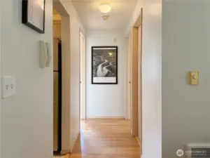Hall from Living to Bedrooms