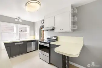 Kitchen with Breakfast Bar for Casual Dining