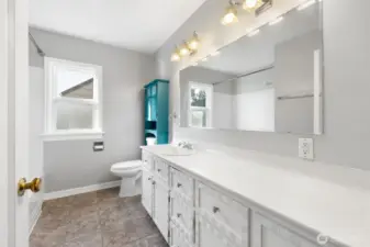 Full Bathroom with Ample Storage