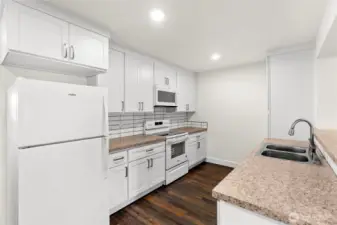 All kitchen appliances are included with the home and are ENERGY STAR® rated!