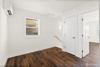 As you head upstairs you're greeted to this great landing area!