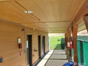 Community restroom, laundry facility for owners use. Fenced Pool area.