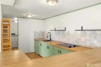 Lower level 2nd kitchen