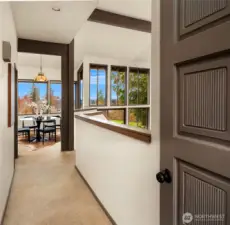 Single-level entry with access to dining, kitchen, bedrooms, and baths