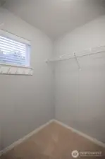 Bedroom #3 walk-in closet