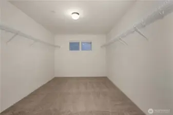 Primary Suite LARGE walk-in closet
