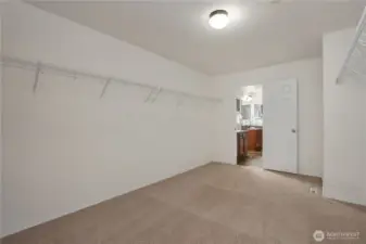 Primary Suite LARGE walk-in closet