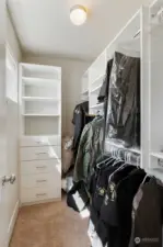 walk-in closet in bedroom 3
