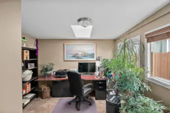 Main level bedroom 2 or den or you decide how to use. Skylight and windows offers tons of natural light.