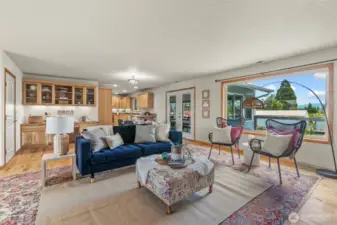 Natural light, open concept floor plan, water views!