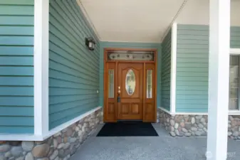 Covered entry to home