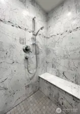 Walk in shower for 2