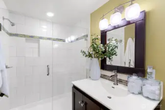 3/4 bath in basement