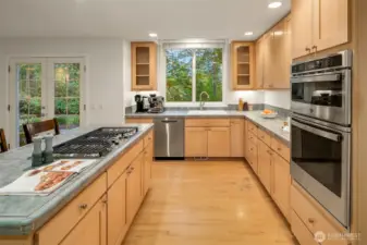 There's so much storage in this kitchen.  Oven and range new in 2025