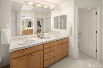 1 of 2 large walk in closets in Primary Retreat