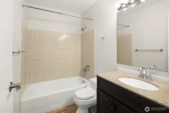 Hallway bathroom