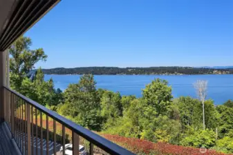 View from deck