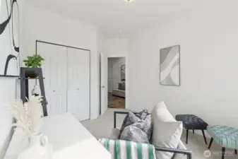 Main Level Bedroom with Closet
