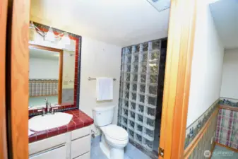 guest bath 2 with custom tile shower