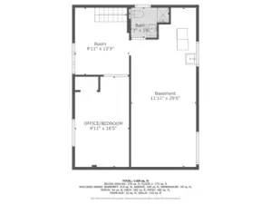 Basement floor plan