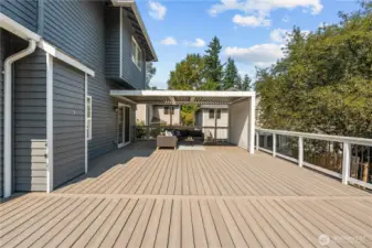 Wrap around deck