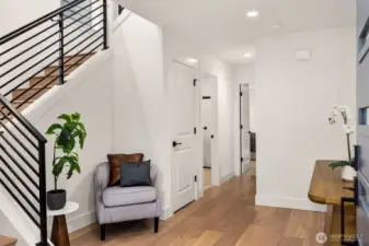 Light and bright entry   Photos are for illustrative purposes only