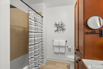 Tiled bath surround . . .