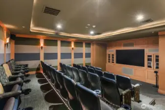 A 34 seat theatre . . .