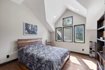 Bedroom four on the west side of the home.