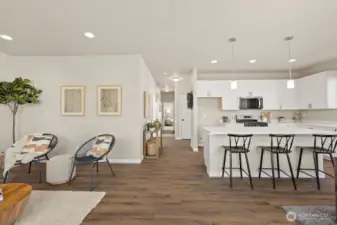 Photographs are for illustrative purposes only. Features, finishes, interior/exterior colors, landscaping and floorplan shown may vary from actual homes built