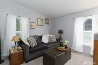 Bedroom number two with lots of natural light.