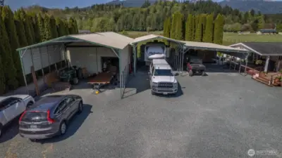 Car lovers and hobbyists will be thrilled with the 36 x 24 Blue Ribbon insulated shop/garage.