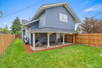 Backyard with room to run