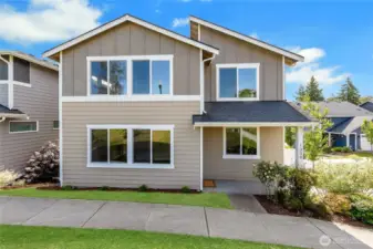 Beautiful Modern Home on corner lot.