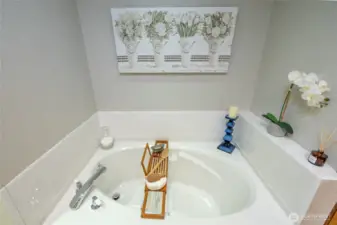A beautiful soaking tub
