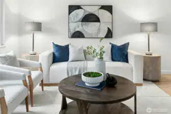 Spacious living room