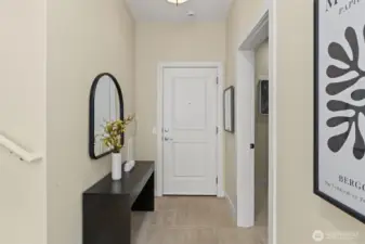 Nice and bright foyer welcomes you home.