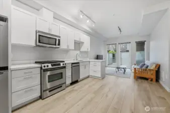 Entire kitchen is new.