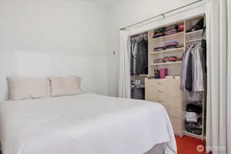 Built in closet package.