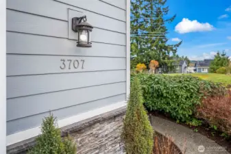 3707 sits high on the corner lot, allowing for exceptional natural light and lovely views.