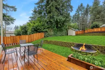 Picture yourself enjoying this sunny deck!