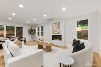 Open-concept great room designed for everyday living