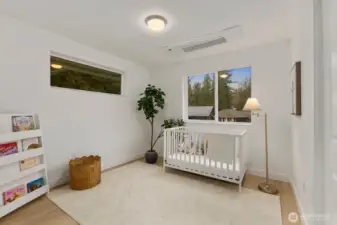 Spacious bedroom with flexibility